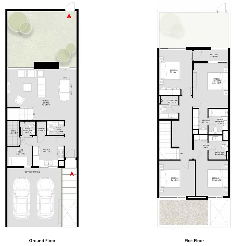 4-bedroom home floor plan