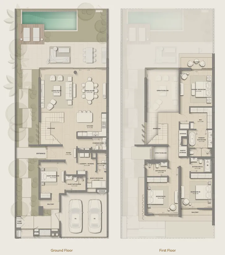 4 bed