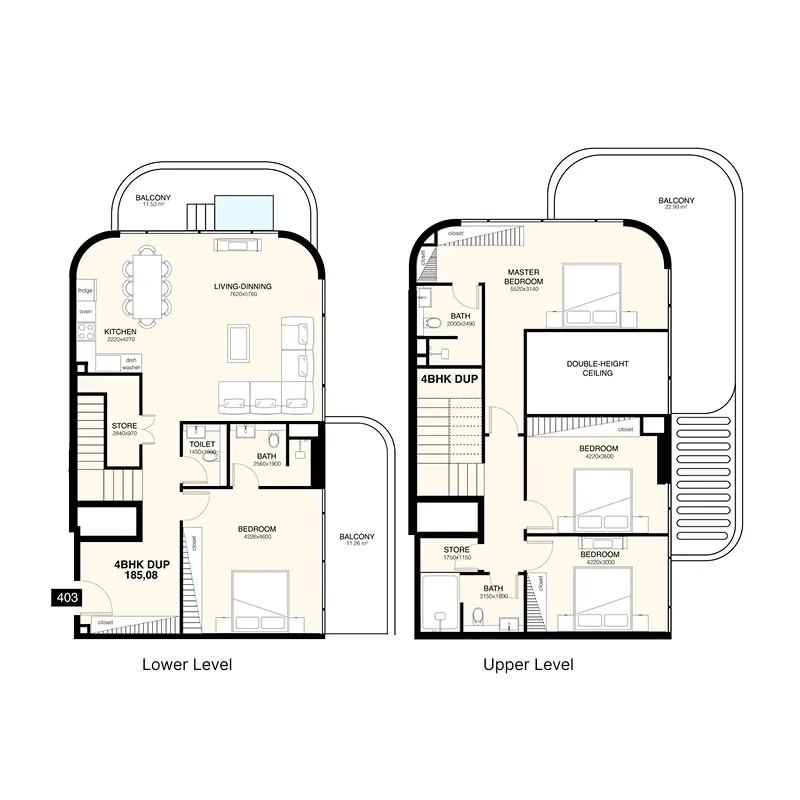 Mr. Eight Development Villa Del Gavi 4BR floor plan