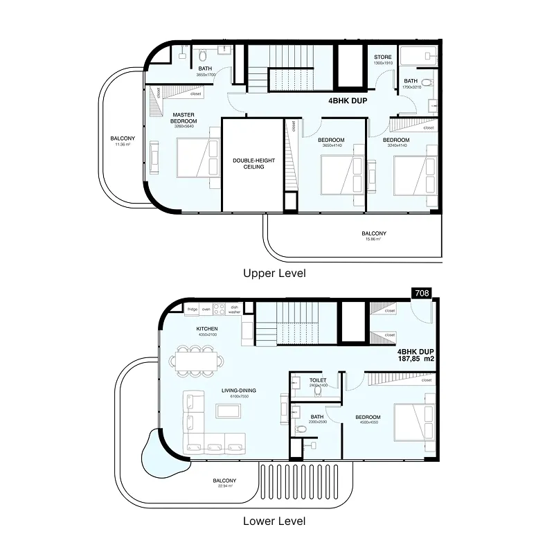 Mr. Eight Development Villa Del Gavi 4BR floor plan