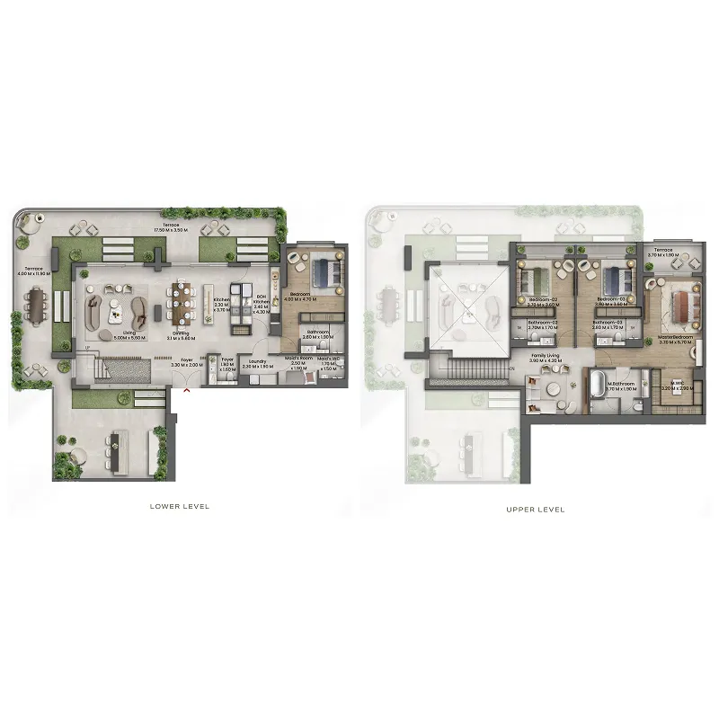 4 bedrooms floor plan