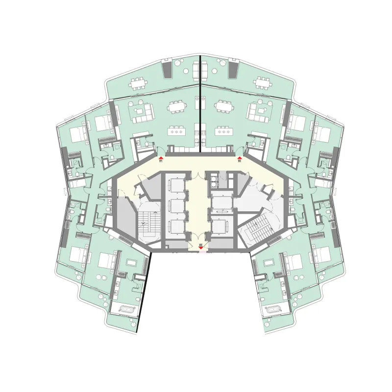 LIV LIV Lux 4BR floor plan