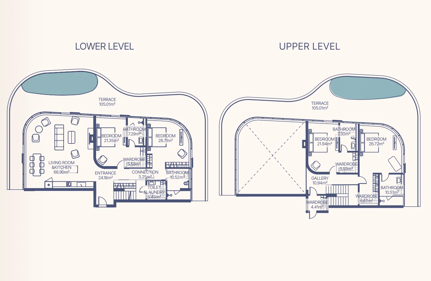 4 bedrooms floor plan