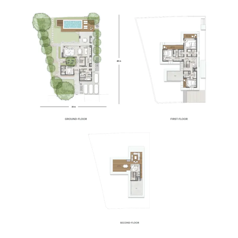 4 bedrooms floor plan