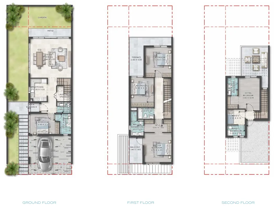 5-bedroom home floor plan