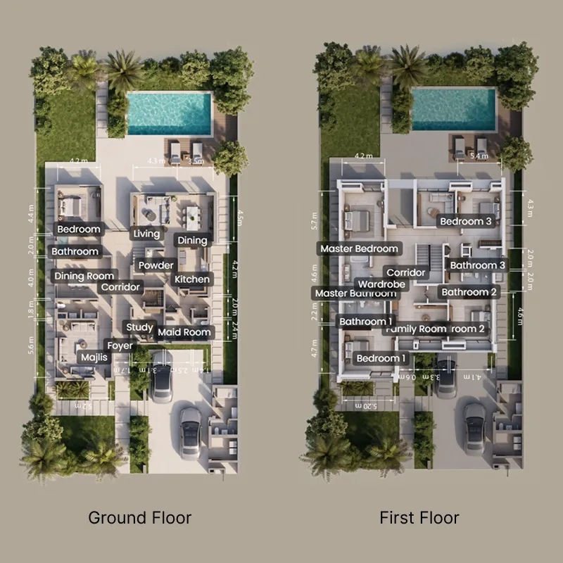 5 bed