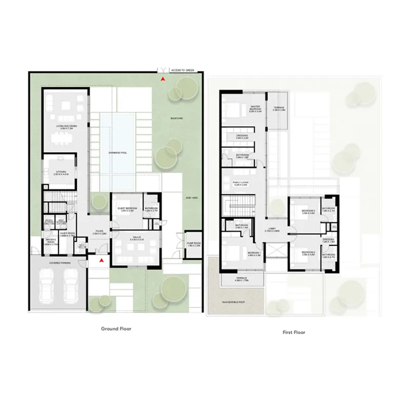 5-bedroom villa floor plan