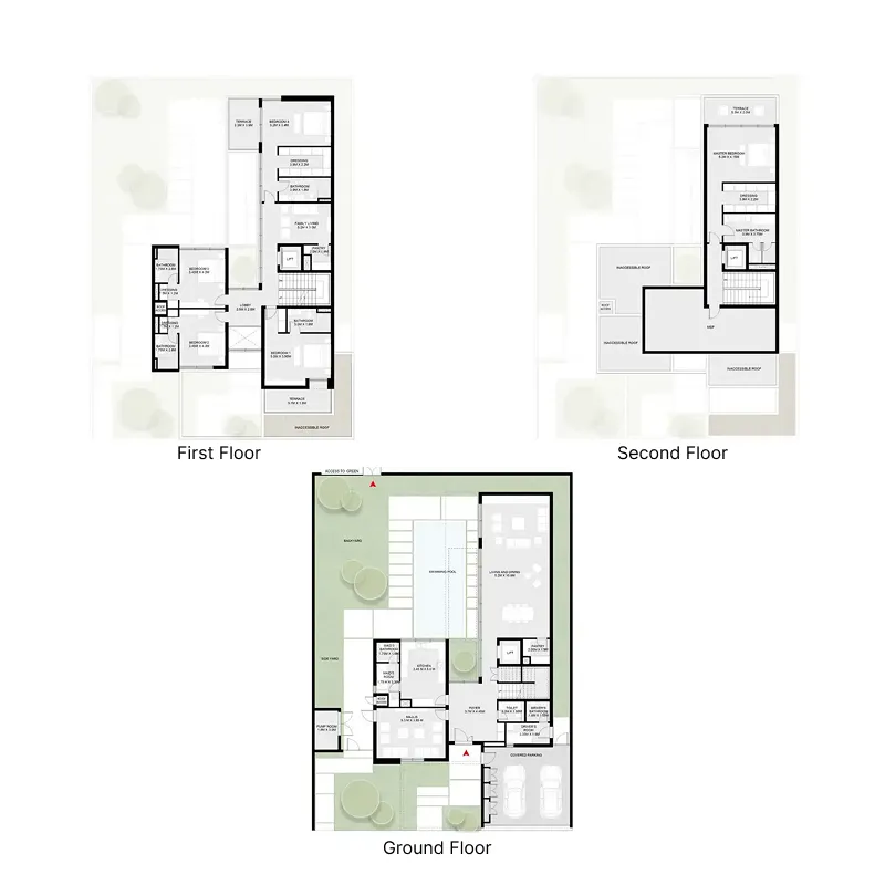 5-bedroom home floor plan