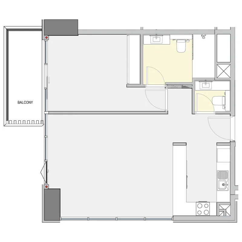 1 bed