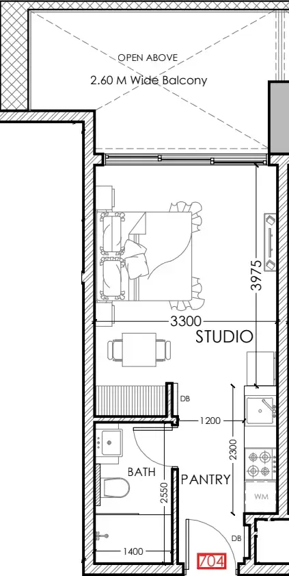 Dugasta Al Haseen Residences 5 floor plan