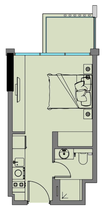 Studio floor plan
