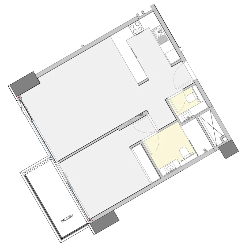 1 bed