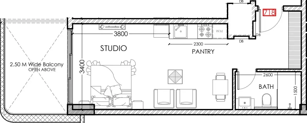 Dugasta Al Haseen Residences 5 floor plan