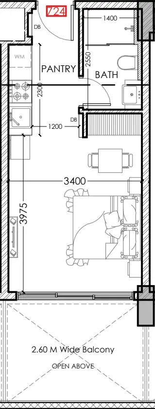 Dugasta Al Haseen Residences 5 floor plan