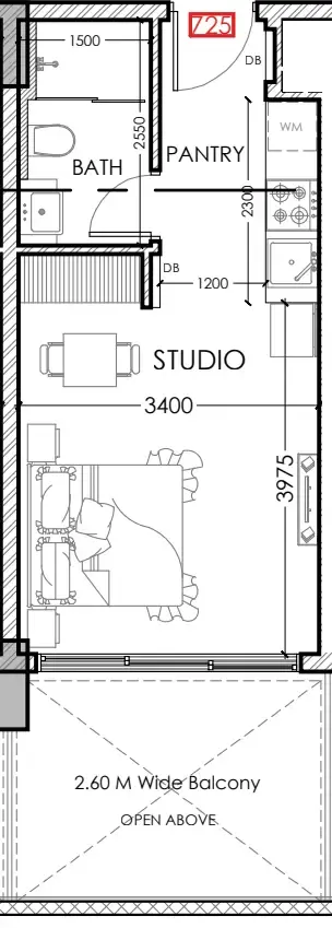 Dugasta Al Haseen Residences 5 floor plan