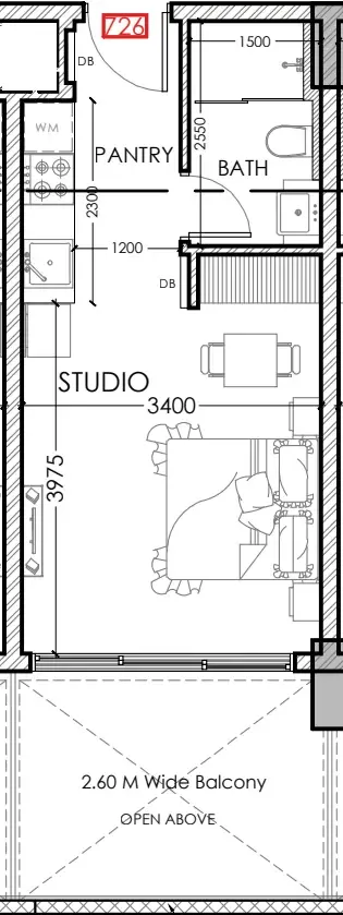 Dugasta Al Haseen Residences 5 floor plan