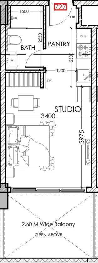 Dugasta Al Haseen Residences 5 floor plan