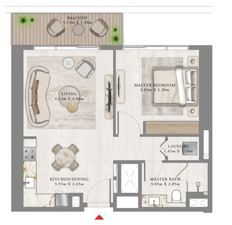 Emaar Bayview by Address Resorts floor plan