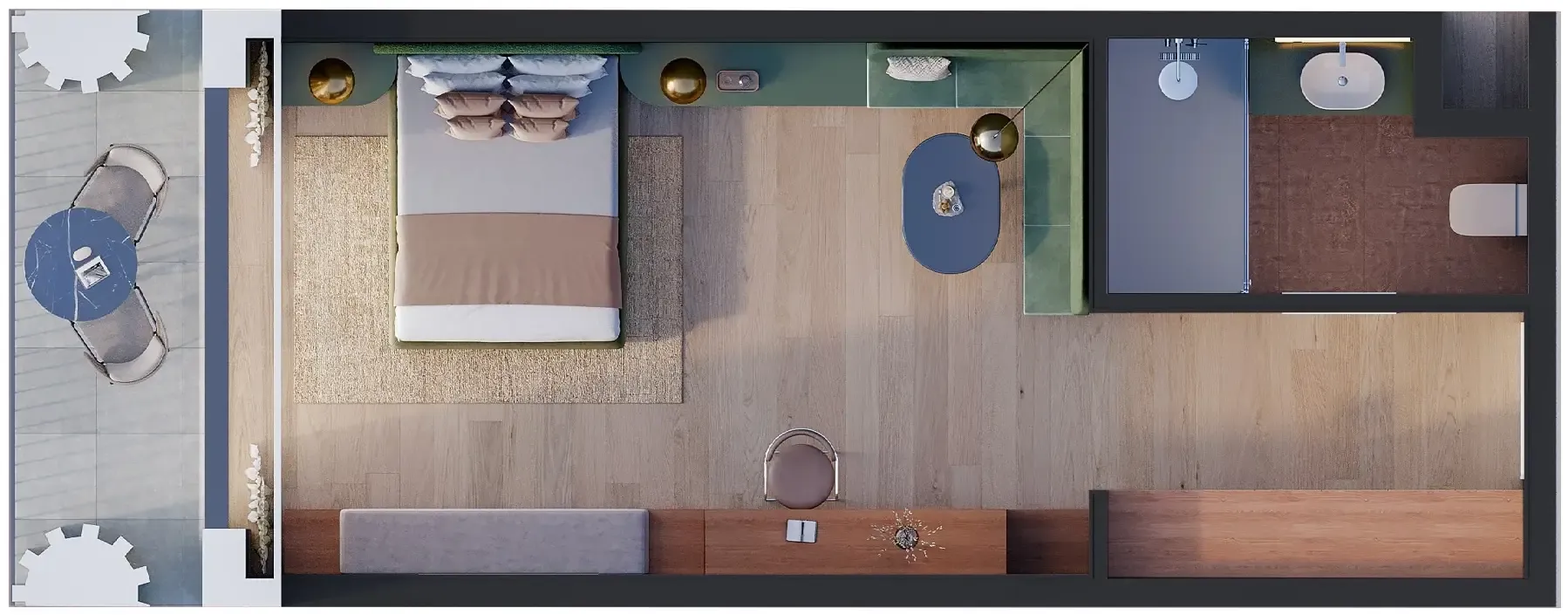 Studio floor plan