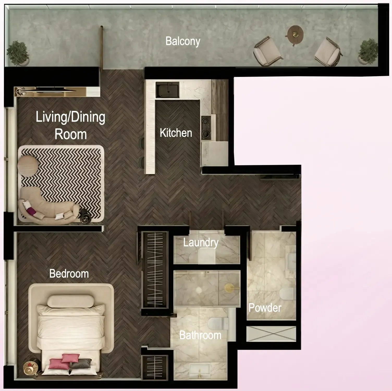 1 bed