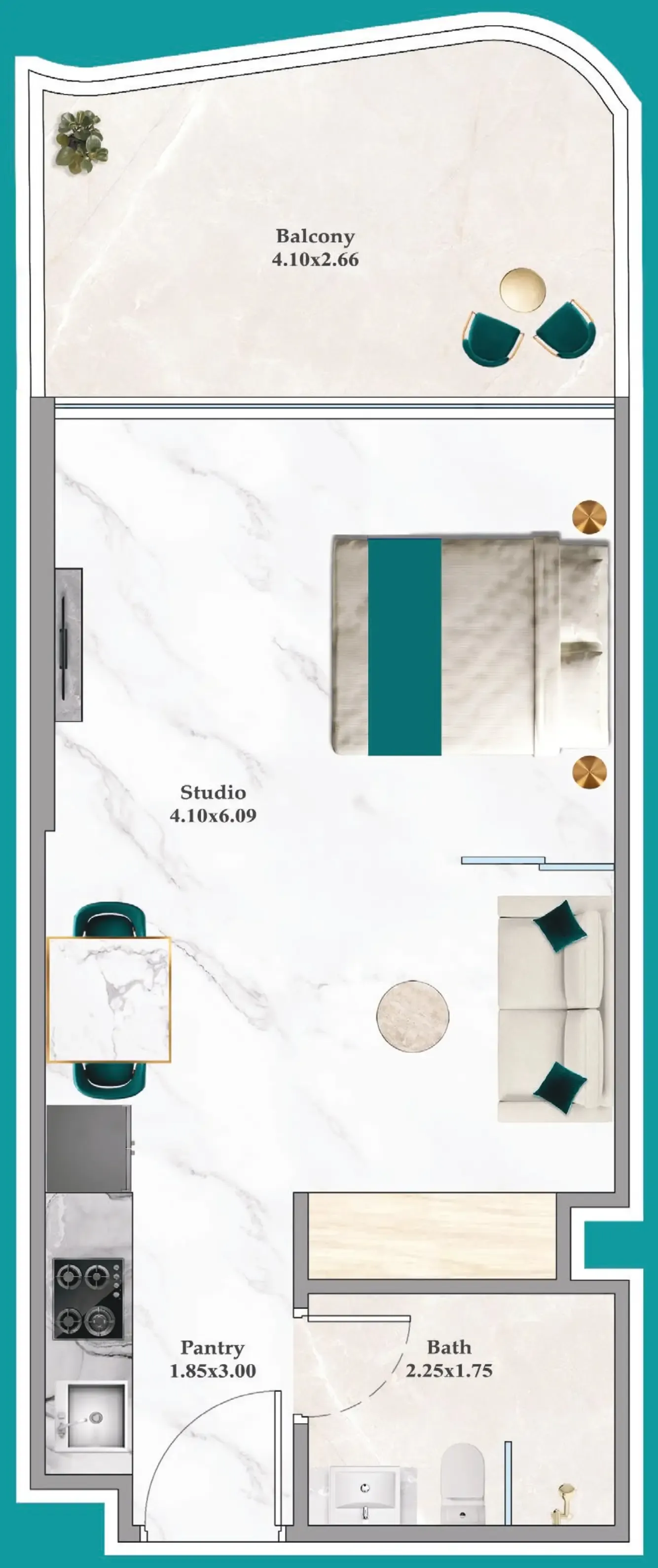 Breez — 4 Bedrooms floor plan