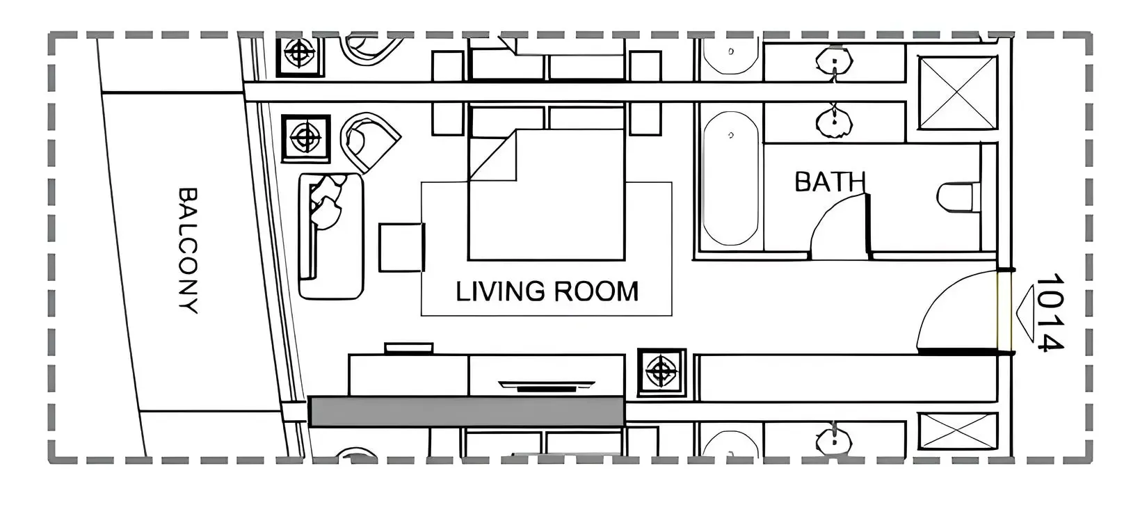 0BR Layout