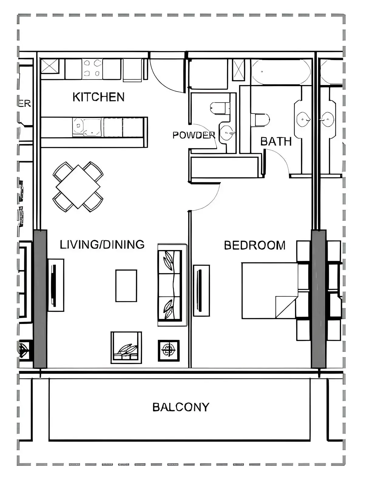 1BR Layout