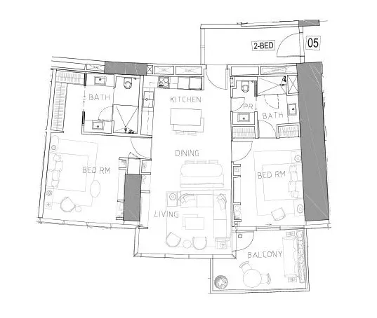 2BR Layout