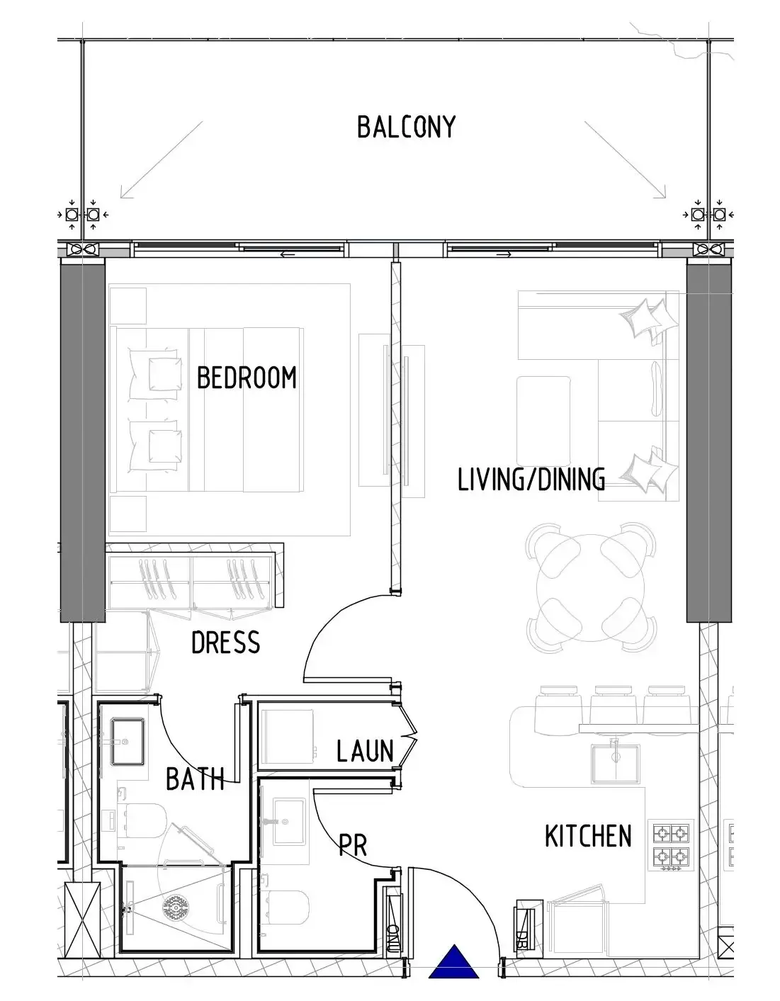 1 bed