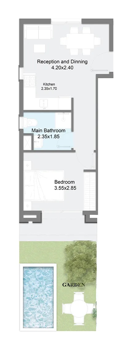 Horya — 4 Bedrooms floor plan