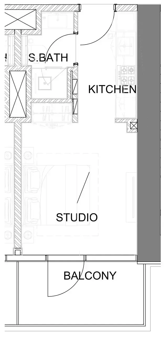 Studio floor plan