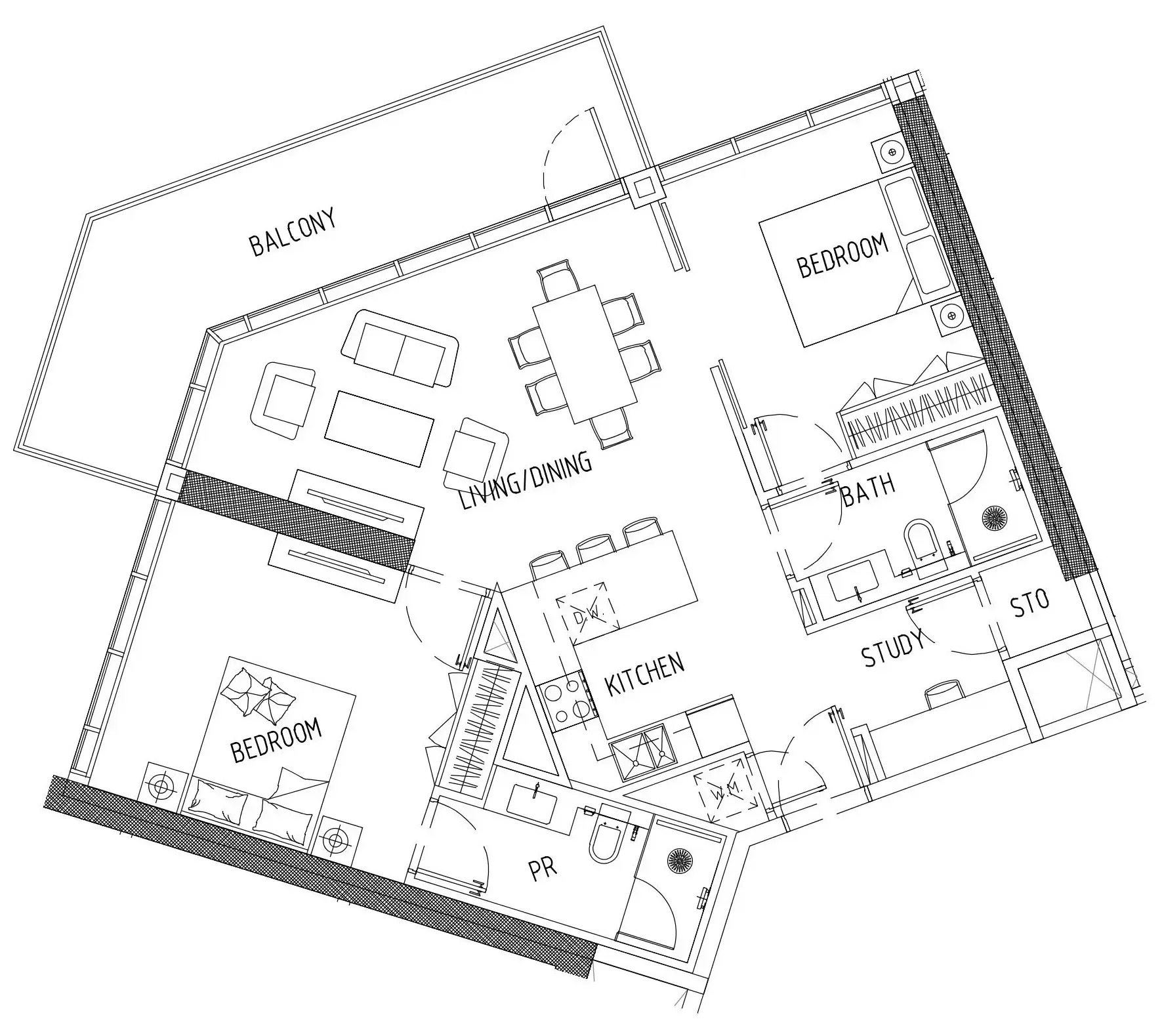 2BR Layout