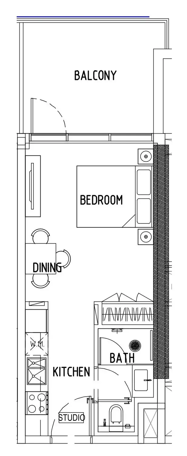 0BR Layout