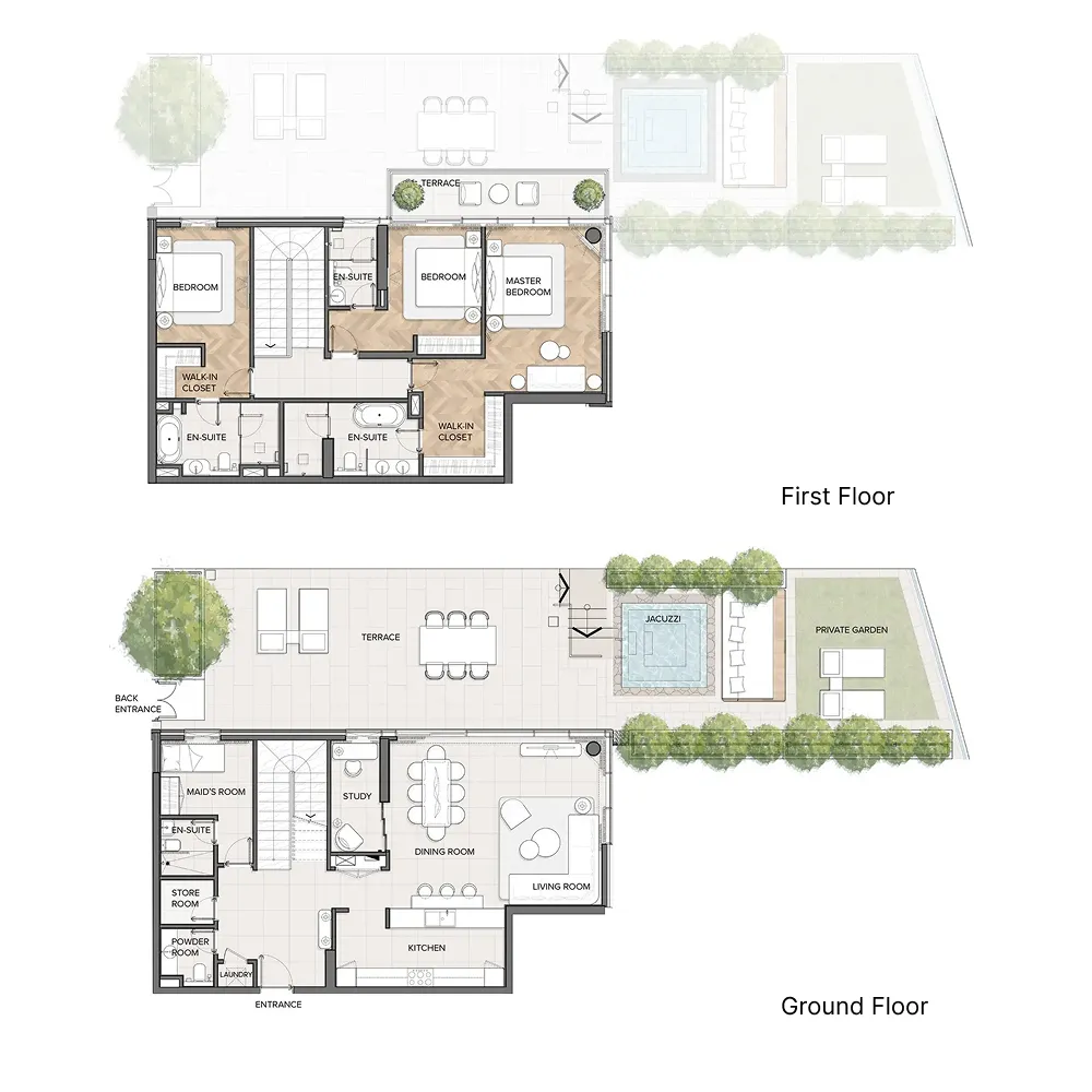 Residences Du Port Autograph Collection — 5 Bedrooms floor plan