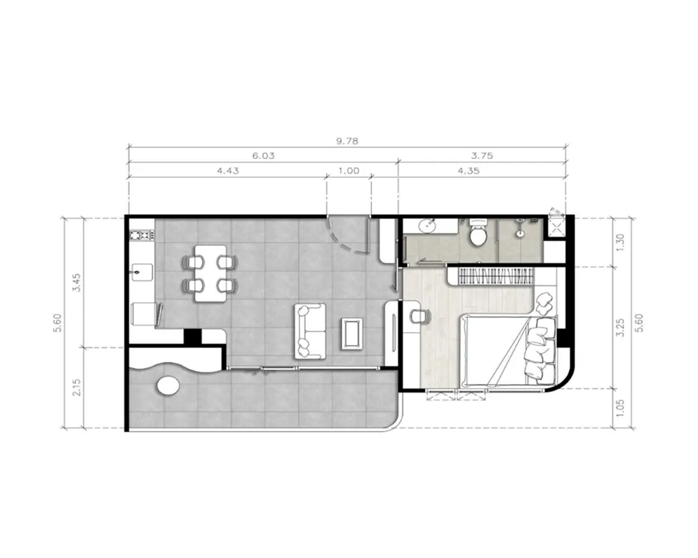 2BR Layout