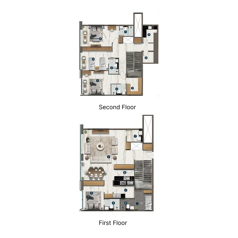 4 bed