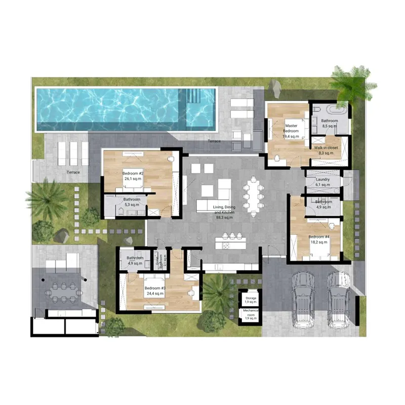 4BR Layout