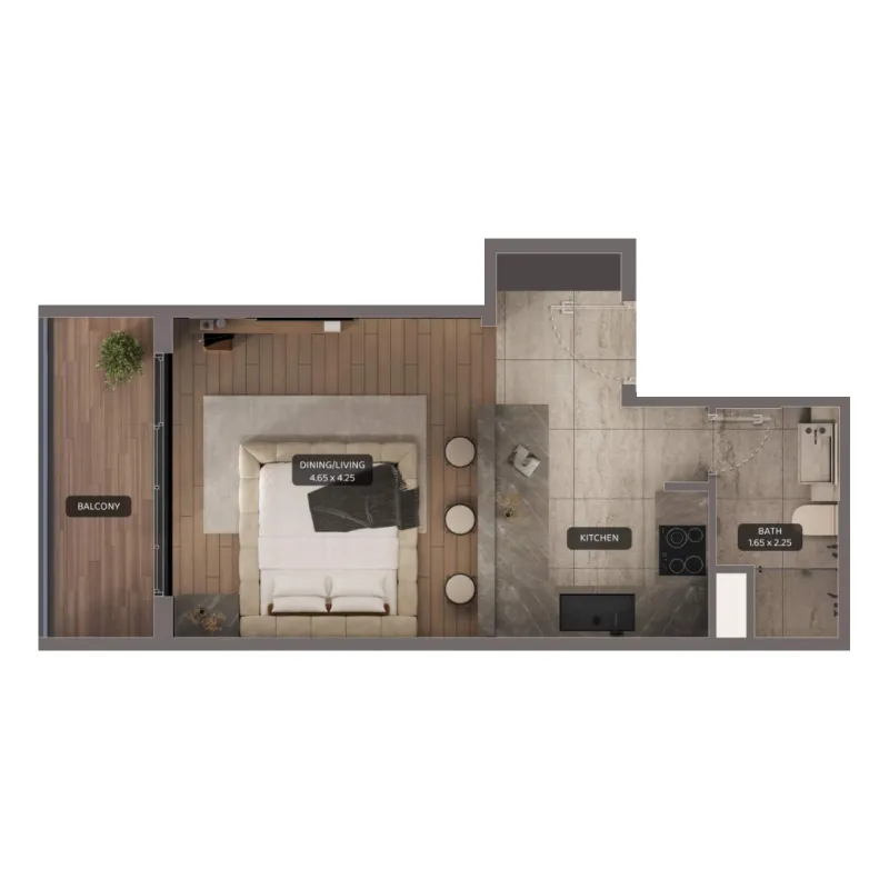 Studio floor plan
