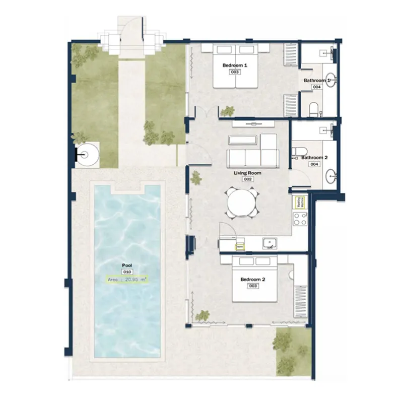 2BR Layout
