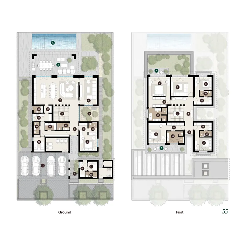 5-bedroom home floor plan