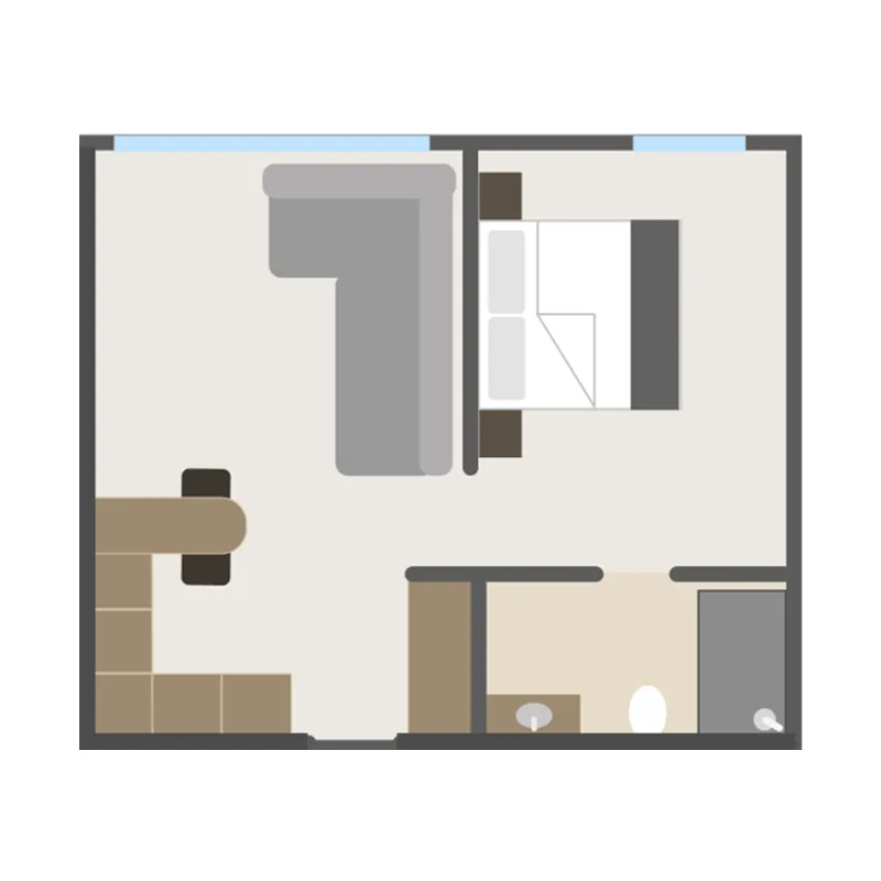 0BR Layout