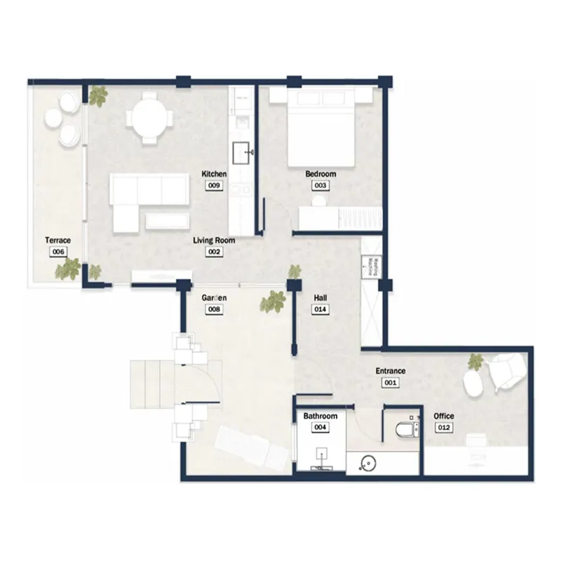 1BR Layout