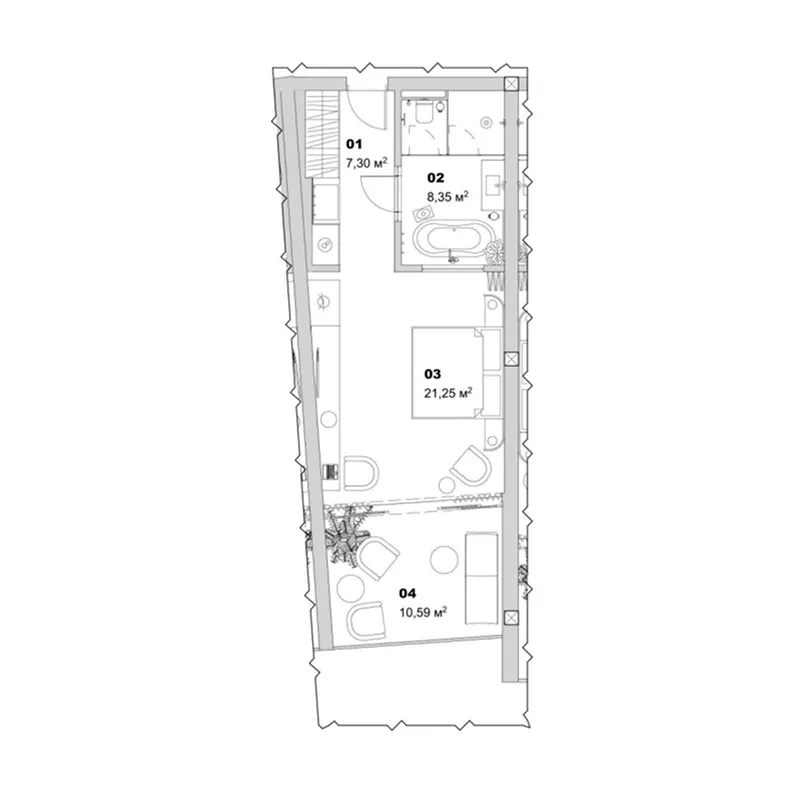 1BR Layout