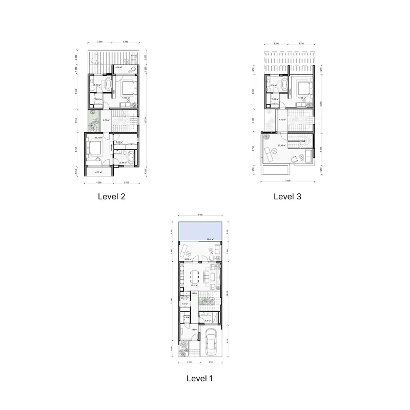 3BR Layout