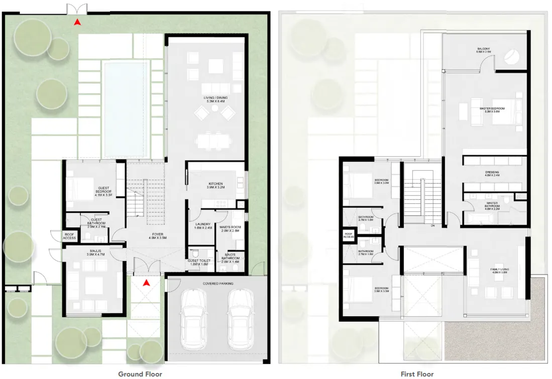4 bed