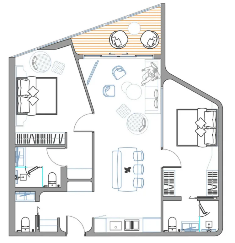 2BR Layout