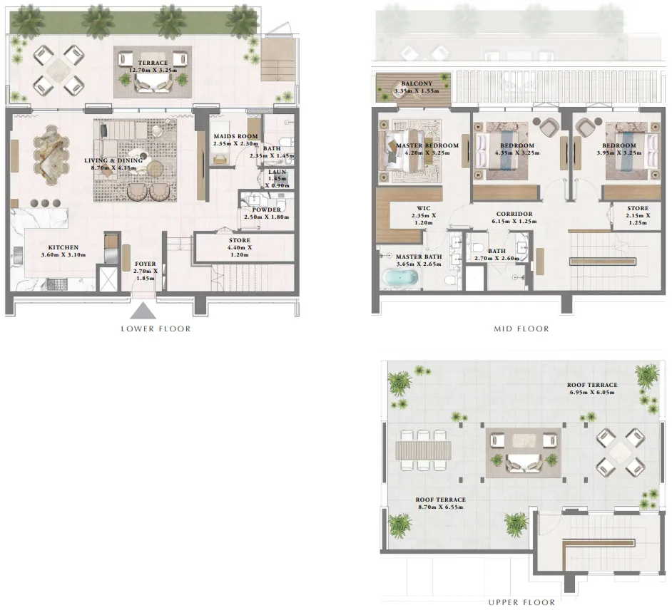 Emaar Albero floor plan