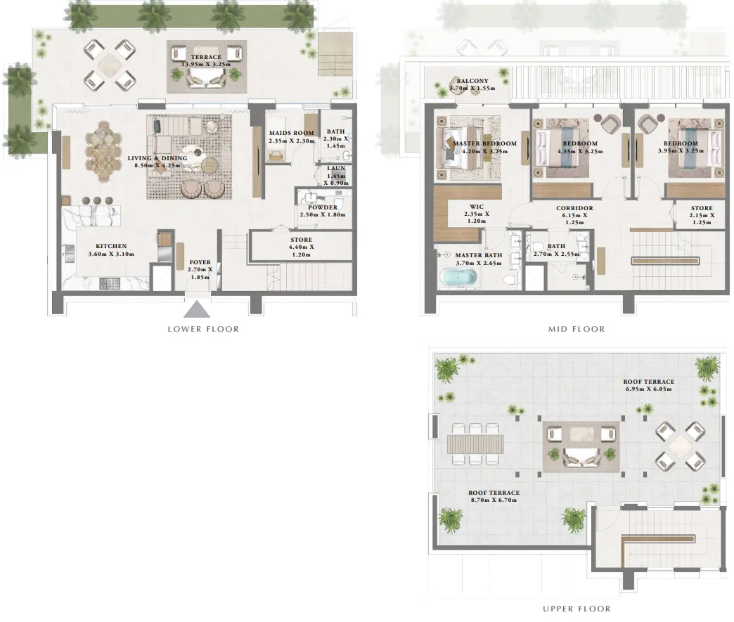 Emaar Albero floor plan