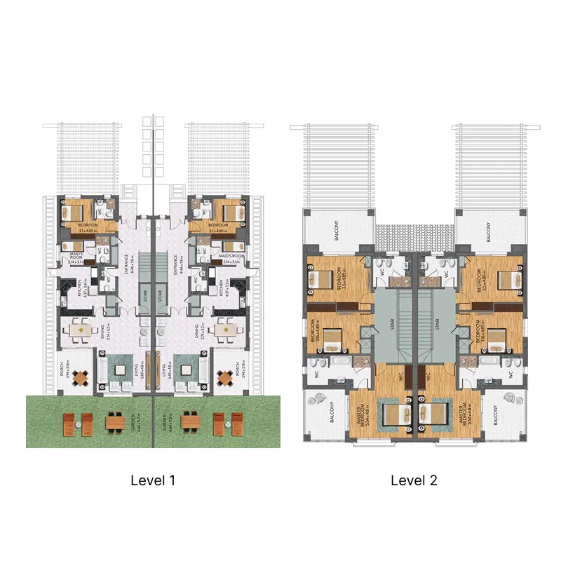 Al Habtoor Group Al Habtoor Polo Resort Villas floor plan