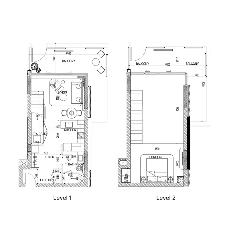 1 bed